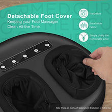 Load image into Gallery viewer, Medcursor Foot Massager Machine with Heat, Shiatsu Deep Kneading Massage, Multi-Level Settings, Air Compression, Electric Muscle Roller Feet Massager, Fits Feet Up to Size 11
