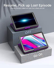 Load image into Gallery viewer, 17.5" Portable DVD Player with 15.6" Large HD Screen, 6 Hours Rechargeable Battery, Support USB/SD Card/Sync TV and Multiple Disc Formats, High Volume Speaker, Purple