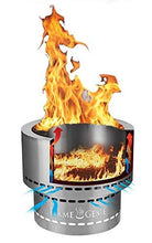 Load image into Gallery viewer, HY-C FG-19 Flame Genie Portable Smoke-Free Inferno Wood Pellet Fire Pit, USA Made, 19" Diameter, Black