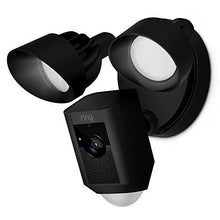 Load image into Gallery viewer, Ring Floodlight Camera Motion-Activated HD Security Cam Two-Way Talk and Siren Alarm, Black, Works with Alexa