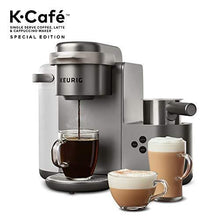 Load image into Gallery viewer, Keurig K-Cafe Special Edition Single Serve K-Cup Pod Coffee, Latte and Cappuccino Maker, Comes with Dishwasher Safe Milk Frother, Shot Capability, Nickel