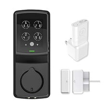 Load image into Gallery viewer, Lockly Secure Pro | Bluetooth Fingerprint WiFi Keyless Entry Smart Door Lock (PGD 728W) Patented Keypad | 3D Fingerprint Reader | iOS and Android Compatible (Dead Bolt, Matte Black)