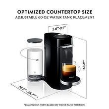 Load image into Gallery viewer, Nespresso VertuoPlus Deluxe Coffee and Espresso Machine by De'Longhi, Black