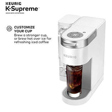 Load image into Gallery viewer, Keurig K-Supreme Coffee Maker, Single Serve K-Cup Pod Coffee Brewer, With MultiStream Technology, 66 Oz Dual-Position Reservoir, and Customizable Settings, White
