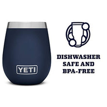 Load image into Gallery viewer, YETI Rambler 10 oz Stainless Steel Vacuum Insulated Wine Tumbler, 2 Pack, Navy