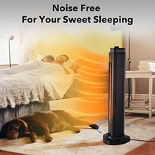 Load image into Gallery viewer, Patio Heater-750/1500W ETL Certified Electric Space Heater for Large Room, 3s Instant Heat, Heat up 400Sq Ft, 90° Oscillation, Radiant Heater with Overheat Tip-over Protection for Outdoor & Indoor Use, Waterproof