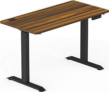 Load image into Gallery viewer, SHW Standing Desk Electric Height Adjustable Computer Desk, 48 x 24 Inches, Walnut