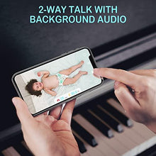 Load image into Gallery viewer, Sense-U Video Baby Monitor Camera with 1080P HD Video -HSA/FSA Approved- 2-Way Talk, Night Vision, Background Audio, Motion Detection & No Monthly Fee (Compatible with Sense-U Baby Breathing Monitor)