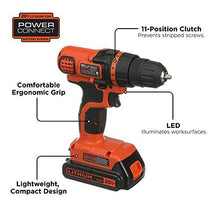 Load image into Gallery viewer, BLACK+DECKER 20V Max Drill & Home Tool Kit, 68 Piece (LDX120PK)