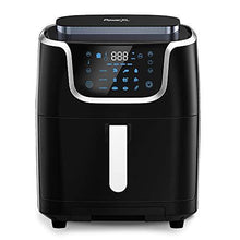 Load image into Gallery viewer, PowerXL Air Fryer Steamer 7 QT 10-in-1 XL Vegetable Steamer and Air Fryer Combo, Toast, Bake, Roast, Broil, Dough Proofing, Warm, Defrost, ST006, Black (7 QT)