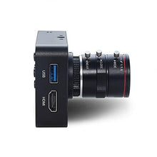 Load image into Gallery viewer, MOKOSE 12MP HDMI Camera 1080P USB HD Streaming Teaching Webcam, Recording 4K@30FPS Industry C/CS-Mount Camera with 6-12mm No Distortion Manual Zoom Lens