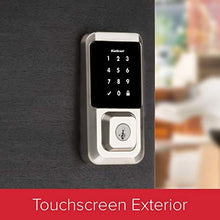 Load image into Gallery viewer, Kwikset 99390-001 Halo Wi-Fi Smart Lock Keyless Entry Electronic Touchscreen Deadbolt Featuring SmartKey Security, Satin Nickel