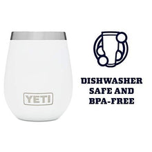 Load image into Gallery viewer, YETI Rambler 10 oz Stainless Steel Vacuum Insulated Wine Tumbler, 2 Pack, White
