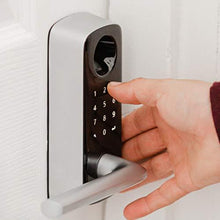 Load image into Gallery viewer, ULTRALOQ Lever The Most Advanced Smart Lock + Bridge WiFi Adaptor, Keyless Entry Bluetooth Fingerprint Digital Keypad Door Lock with Reversible Handle, Works with Alexa, Google Assistant, IFTTT