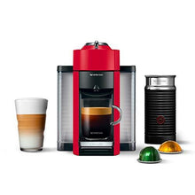 Load image into Gallery viewer, Nespresso Vertuo Evoluo Coffee and Espresso Machine with Aeroccino by De'Longhi, Red