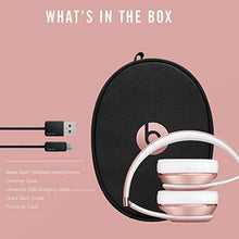 Load image into Gallery viewer, Beats Solo3 Wireless On-Ear Headphones - Apple W1 Headphone Chip, Class 1 Bluetooth, 40 Hours of Listening Time, Built-in Microphone - Rose Gold (Latest Model)