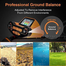 Load image into Gallery viewer, SUNPOW Professional Metal Detector for Adults, Adjustable Ground Balance, Disc & Notch & Pinpoint Modes, Upgraded DSP Chip, Multiple Audio Prompts