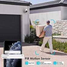 Load image into Gallery viewer, Security Camera Outdoor, Wireless WiFi 360° PTZ Camera, ieGeek 15000mAh Solar Security Camera Battery Powered, Home Surveillance Camera with 2-Way Audio, Motion Detection, 1080P Night Vision, SD/Cloud