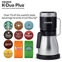 Load image into Gallery viewer, Keurig K-Duo Plus Coffee Maker, Single Serve and 12-Cup Carafe Drip Coffee Brewer, Compatible with K-Cup Pods and Ground Coffee, Black