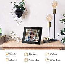 Load image into Gallery viewer, Dragon Touch Digital Picture Frame, 8-Inch Wi-Fi Digital Photo Frame with IPS Touch Screen HD Display, 16GB Storage, Share Photos via App, Email, Cloud, Support USB Drive/SD Card - Classic 8