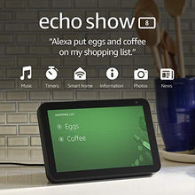 Load image into Gallery viewer, Echo Show 8 (1st Gen, 2019 release) -- HD smart display with Alexa – Unlimited Cloud Photo Storage – Digital Photo Display - Charcoal