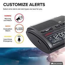 Load image into Gallery viewer, Midland - WR400, Deluxe NOAA Emergency Weather Alert Radio - S.A.M.E. Localized Programming, 80+ Emergency Alerts, & Alarm Clock w/ AM/FM Radio