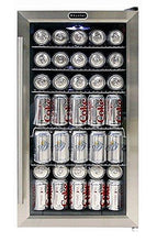 Load image into Gallery viewer, Whynter BR-130SB Beverage Refrigerator with Internal Fan, Black/Stainless Steel