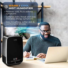 Load image into Gallery viewer, Humidifier for Bedroom Premium Quality 5.5L Capacity for Large Room Warm Mist & Cool Humidifier with Humidistat - Whisper Quiet Humidifier for Baby Room, Home, Living Room - 40H Humidifying