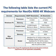 Load image into Gallery viewer, 4K Webcam with 5X Digital Zoom, 2021 NexiGo N950 Pro Webcam with 8.5MP Sony Senor and Dual Stereo Microphone, Light Correction for Zoom Skype MS Teams, Laptop MAC PC Desktop