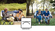 Load image into Gallery viewer, OmniCore Designs MoonPhase Home-Away LoveSeat Heavy Duty Oversized Folding Double Camp Chair Collection (Single, Double, Triple) (Double Loveseat)