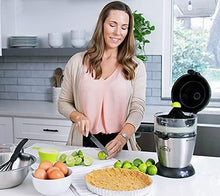 Load image into Gallery viewer, Vinci Hands-Free Electric Citrus Juicer | 1-Button Easy Press Lemon Lime Orange Grapefruit Juice Squeezer Easy to Clean Juicer Machine, Black/Stainless Steel