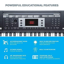 Load image into Gallery viewer, Alesis Melody 61 MKII - 61 Key Music Keyboard / Digital Piano with Built-In Speakers, Headphones, Microphone, Piano Stand, Music Rest and Stool