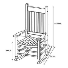 Load image into Gallery viewer, Shine Company Vermont Rocking Chair, Black