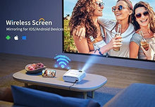 Load image into Gallery viewer, VANKYO Cinemango 100 WiFi Projector, Mini Projector for Outdoor Movies with 100'' Projector Screen, 220" Display & 1080P Supported, 55,000 Hours LED Lamp Life, Compatible with HDMI/TV Stick/USB