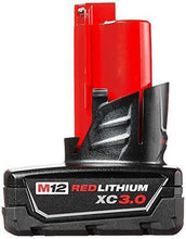 Load image into Gallery viewer, Milwaukee 48-11-2412 Twin Pack of 3.0 Amp Hour Extended Capacity 12V Lithium Ion Batteries
