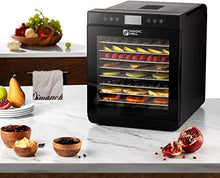 Load image into Gallery viewer, Magic Mill Food Dehydrator Machine - Digital Adjustable Timer | Temperature Control | Keep Warm Function | Dryer for Jerky, Herb, Meat, Beef, Fruit and To Dry Vegetables | 10 Stainless Steel trays