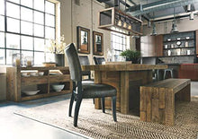 Load image into Gallery viewer, Signature Design by Ashley Sommerford Rustic Wood Dining Room Long Bench, Brown