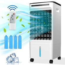 Load image into Gallery viewer, Portable Air Conditioner Fan, 3-IN-1 Evaporative Air Cooler Humidifier Swamp Cooler, 3 Modes, 3 Speeds, 90° Oscillation, Timer, Remote Control, Personal Air Conditioner Fan for Whole Room Home&Office