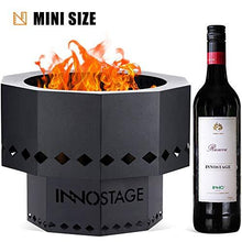 Load image into Gallery viewer, Patented Smokeless Fire Bowl Pit for Outdoor Wood Pellet Burning Spark with Portable Carrying Bag, Firepit Grill of Fireplace Stove for Picnic Camping Cooking on Beach - S