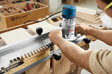 Load image into Gallery viewer, Bosch 1617EVSPK Wood Router Tool Combo Kit - 2.25 Horsepower Plunge Router & Fixed Base Router Kit with a Variable Speed 12 Amp Motor