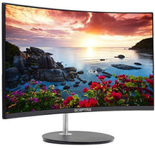 Load image into Gallery viewer, Sceptre Curved 27" 75Hz LED Monitor HDMI VGA Build-In Speakers, EDGE-LESS Metal Black 2019 (C275W-1920RN)