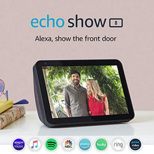 Load image into Gallery viewer, Echo Show 8 (1st Gen, 2019 release) -- HD smart display with Alexa – Unlimited Cloud Photo Storage – Digital Photo Display - Charcoal