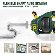 Load image into Gallery viewer, Drain Auger, Automatic Plumbing Snake, 25Ft(7.6m), 20-Volt MAX Li-Ion, Perfect Cordless Drain Clog Remover, Power Tool for 3/4" to 3" Pipes, Replaceable Flexible Shaft - MTW700B