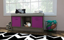 Load image into Gallery viewer, ClosetMaid 3258 Cubeicals 3-Cube Storage Bench, 14.01 x 35.27 x 18.5 inches, Natural Gray