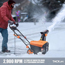 Load image into Gallery viewer, TACKLIFE Snow Blower, 15-Amp, Electric Snow Thrower, 20-in Working Width, 180°Chute Rotation, 30-FT Throwing Distance