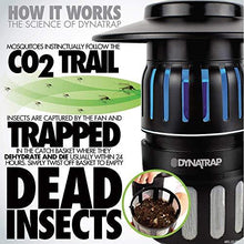 Load image into Gallery viewer, DynaTrap DT2000XLP-AZSR Extra-Large Insect Trap, 1 Acre, Black Décora