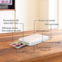 Load image into Gallery viewer, HP Sprocket Select Portable 2.3x3.4" Instant Photo Printer (Eclipse) Print Pictures on Zink Sticky-Backed Paper from your iOS & Android Device.