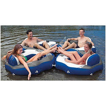 Load image into Gallery viewer, Intex River Run Connect Inflatable Tube (2 Pack) & Mega Chill II Beverage Float