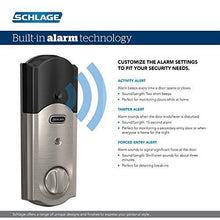 Load image into Gallery viewer, Schlage BE469ZP CAM 716 Schlage Connect Smart Deadbolt With Alarm Inbuilt Camelot Trim In Aged Bronze