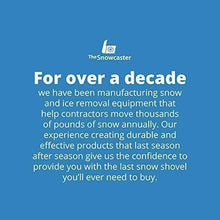 Load image into Gallery viewer, The Snowcaster 70SNC 36-Inch Heavy Duty Bi-Directional Wheeled Snow Pusher, Black